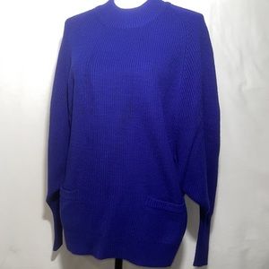Dolman Sleeve Sweater CaroleLittle for Saint-Tropez West  in Deep Purple size S